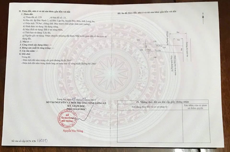 Bán đất giá rẻ xã Đức Lập Hạ, huyện Đức Hòa thích hợp đầu tư 4